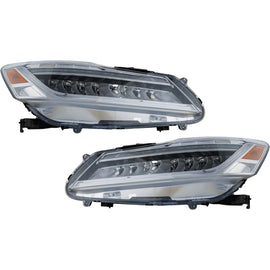 2016-2017 Honda Accord Headlights - LED, Left & Right, Sedan (33100T2AA32)