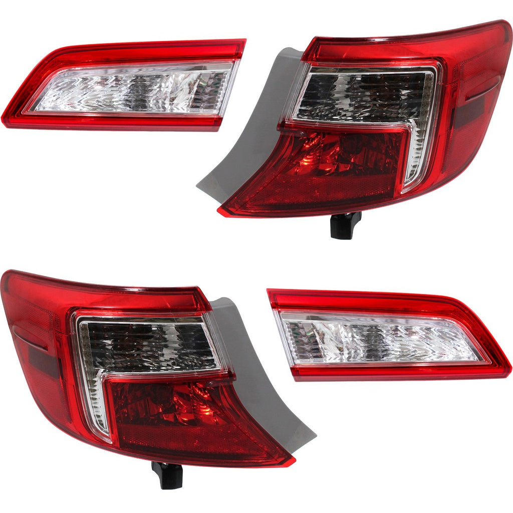 2012-2014 Toyota Camry Tail Light Set - Driver & Passenger Side