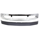 Bumper Kit For 2008-2010 Ford F-250 Super Duty With Molding Holes Chrome Front