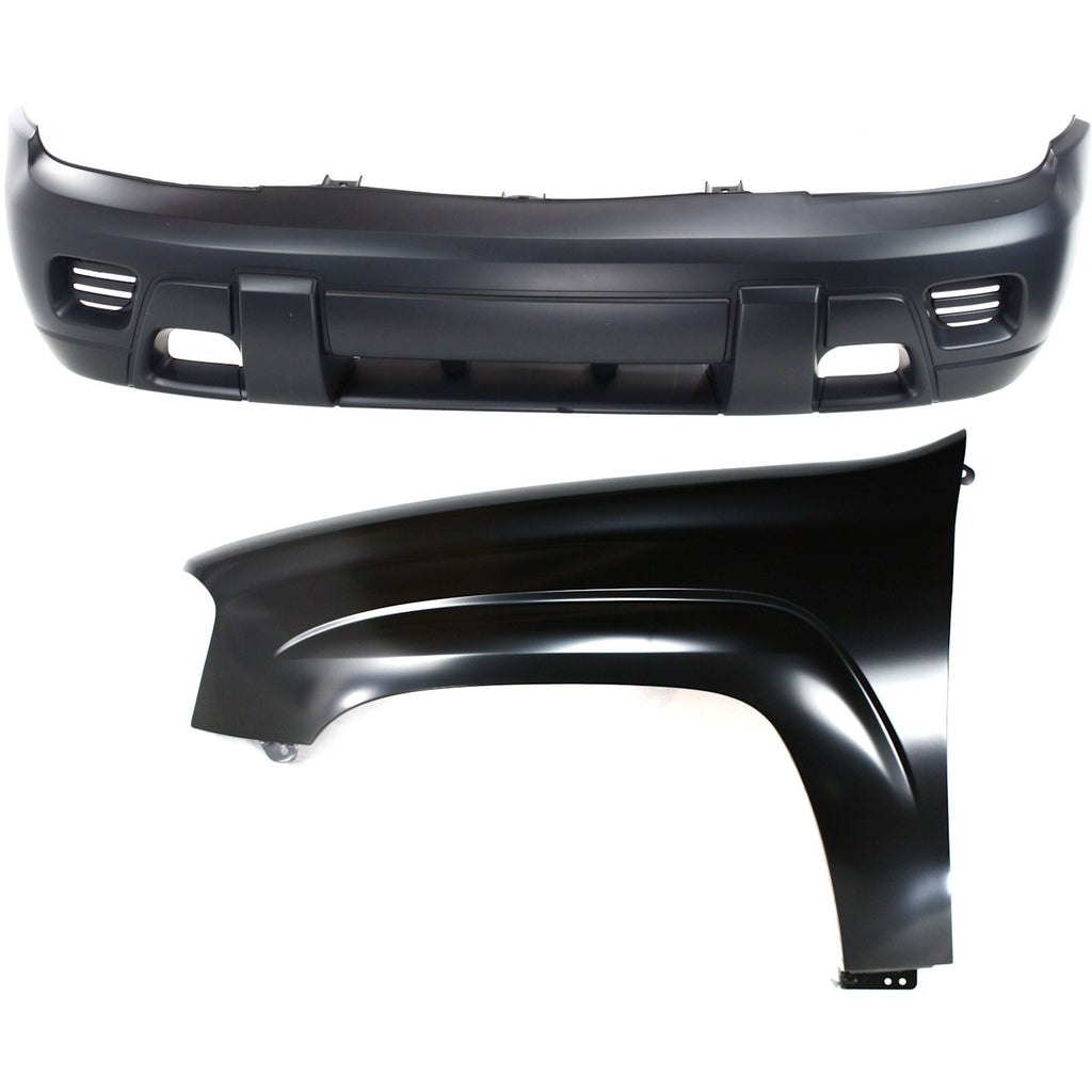 2002-2009 Chevrolet Trailblazer Bumper Cover - Front (88937008)