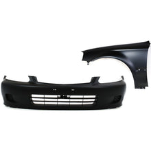 Load image into Gallery viewer, 1999-2000 Honda Civic Bumper Covers - Front, Left, Primed (04711S01A01ZZ)