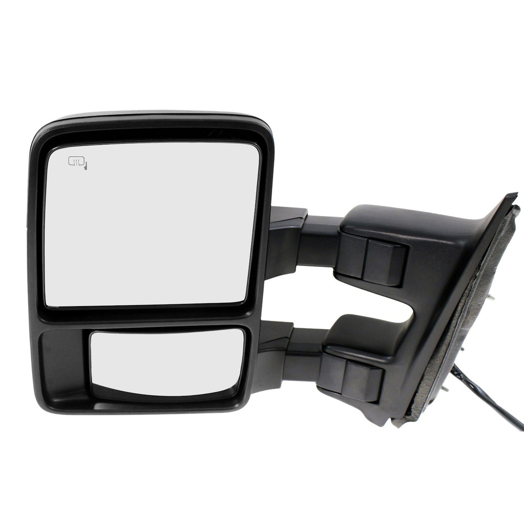 Kool Vue 2013-2016 Ford F-250 Super Duty, F-350 Super Duty & F-450 Super Duty Towing Mirror - Driver Side, Heated, Power