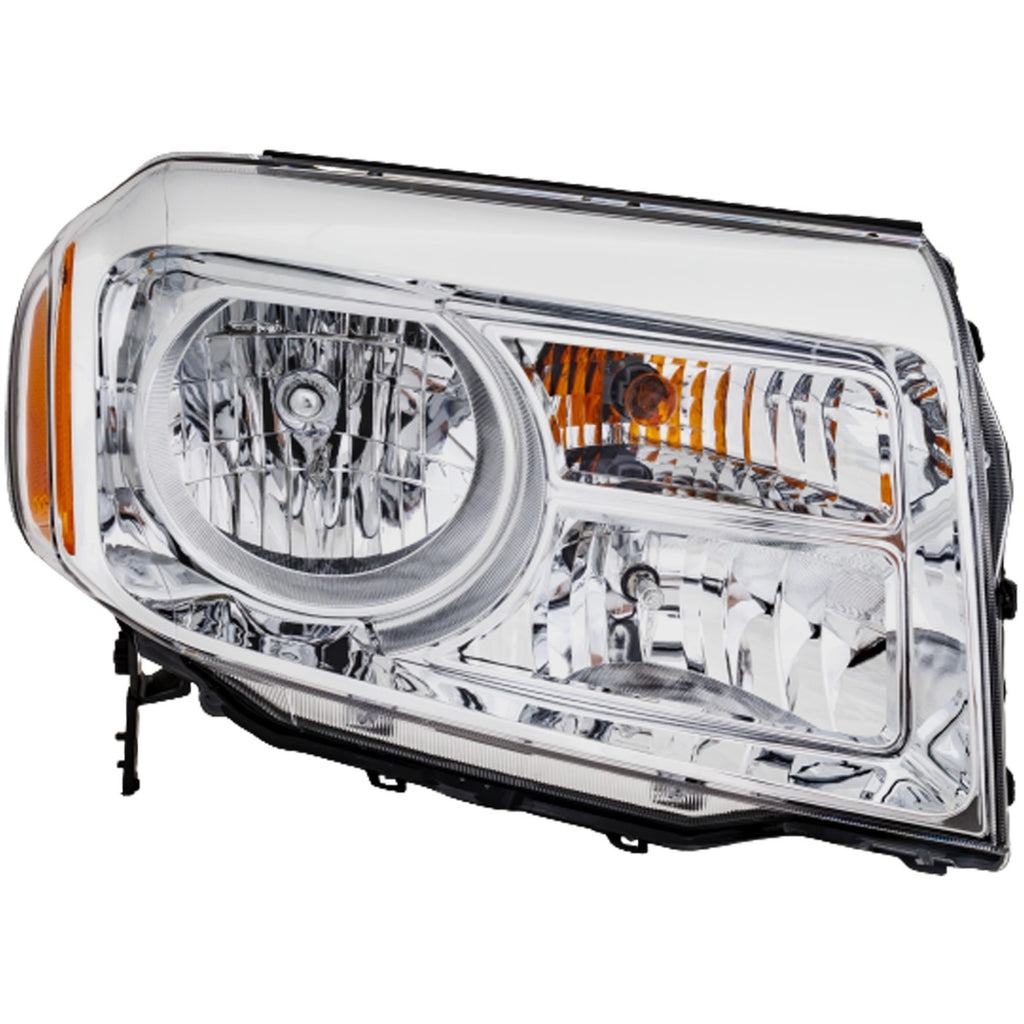 2012-2015 Honda Pilot Headlight - Halogen, Passenger Side, w/ Bulbs (33100SZAA11)