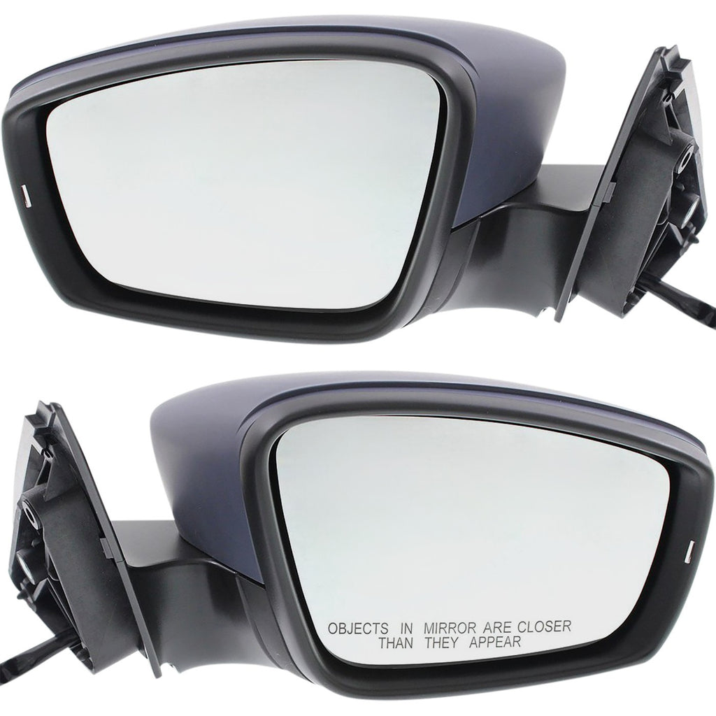 Kool Vue 2011-2018 Volkswagen Jetta Mirror - Power Heated Signal Driver & Passenger & Hybrid (SET-VW47ER-S)