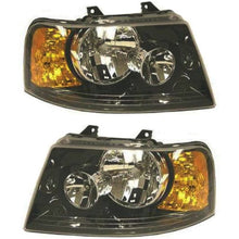 Load image into Gallery viewer, 2003-2006 Ford Expedition Headlights - Halogen, Left &amp; Right, w/ Bulbs (6L1Z13008DA)