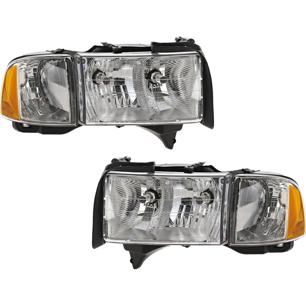 1999-2002 Dodge Ram 1500 & Ram 2500 & Ram 3500 Headlight - Left & Right