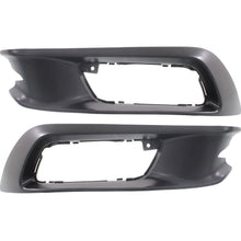 Load image into Gallery viewer, 2012 Honda Civic Fog Light Trim Set Left &amp; Right Textured Black Plastic 2Pc