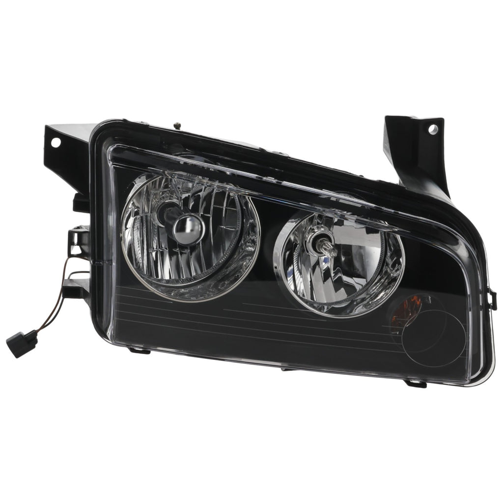 2007-2010 Dodge Charger Headlight - Right, w/ Bulbs (4806164AK)