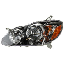 Load image into Gallery viewer, 2005-2008 Toyota Corolla Headlight - Left, Black Housing, w/ Bulbs (8115002360)
