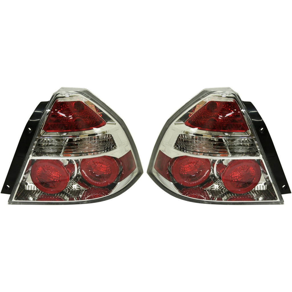 2007-2008 Chevrolet Aveo Tail Light - Halogen, w/ Bulbs (96650772)
