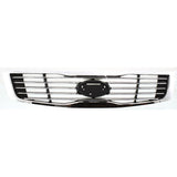 Grille For 2009-2010 Kia Optima Magentis Chrome Plastic