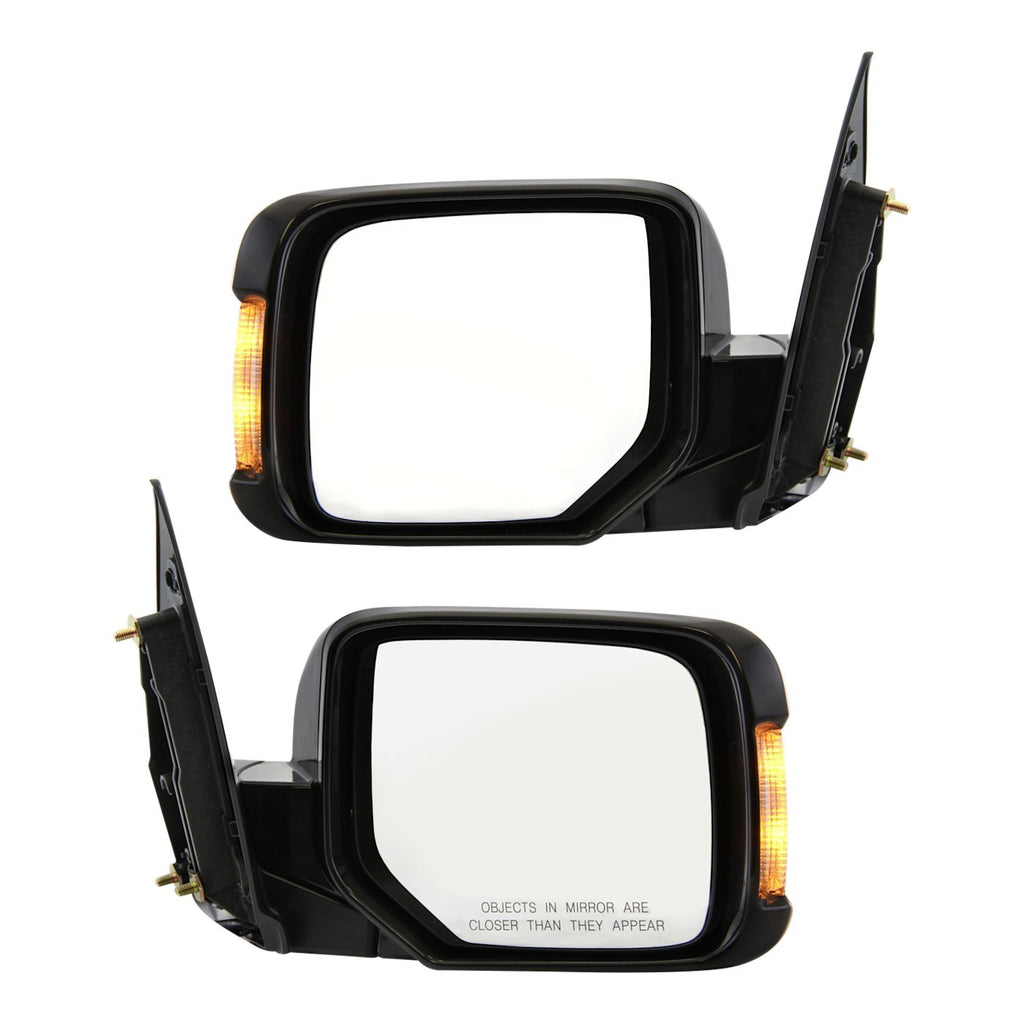 Kool Vue 2009-2015 Honda Pilot Power Mirror - Paintable, Manual Folding (76200SZAA52ZF)