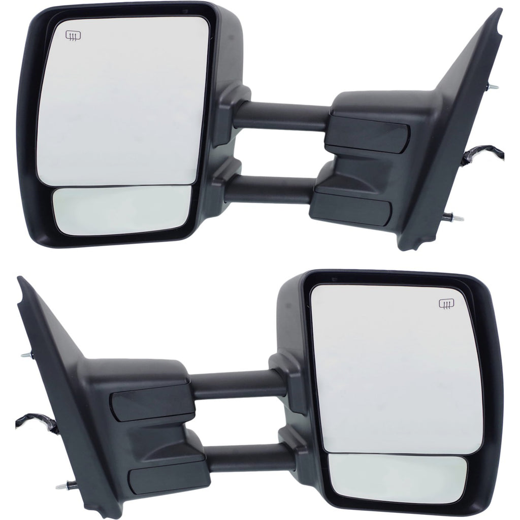 Kool Vue 2012-2021 Nissan NV1500, NV2500 & NV3500 Towing Mirrors - Left & Right, Manual Folding (963011PA3EPFM)