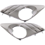 Fog Light Trim Set For 2012-2014 Toyota Camry Left & Right Chrome 2Pc