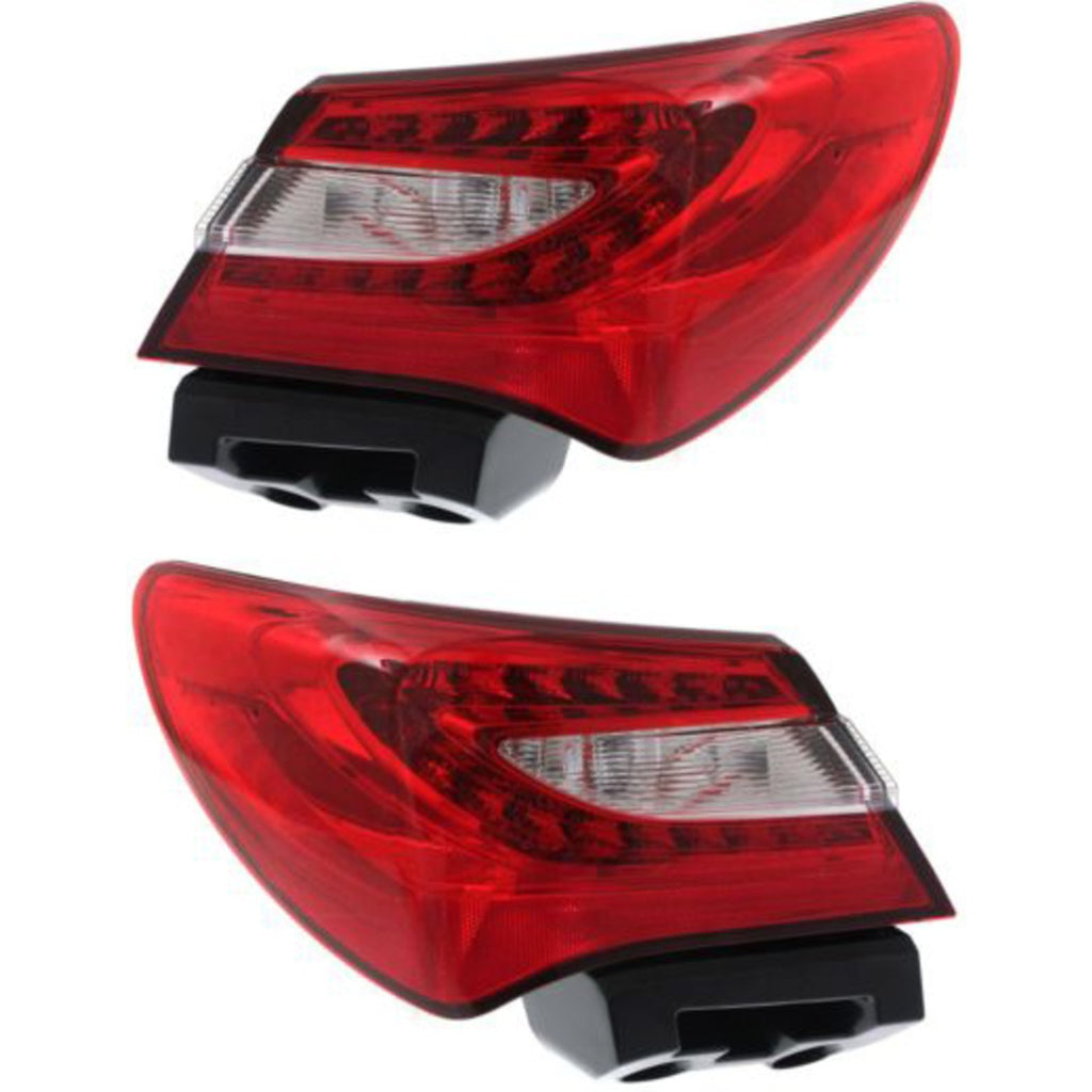 2011-2014 Chrysler 200 Tail Light - Halogen, w/ Bulbs (5182524AEPFM)