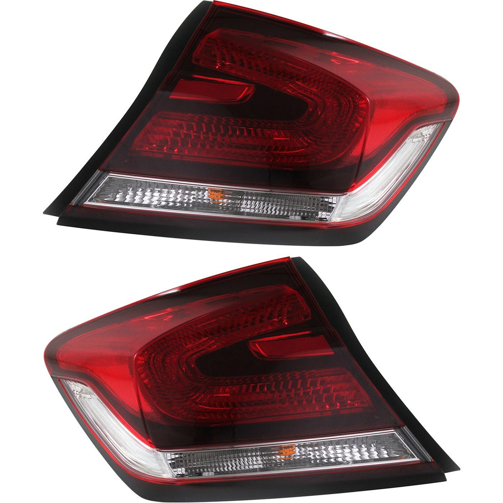 2013-2015 Honda Civic Tail Light Halogen w/ Bulbs