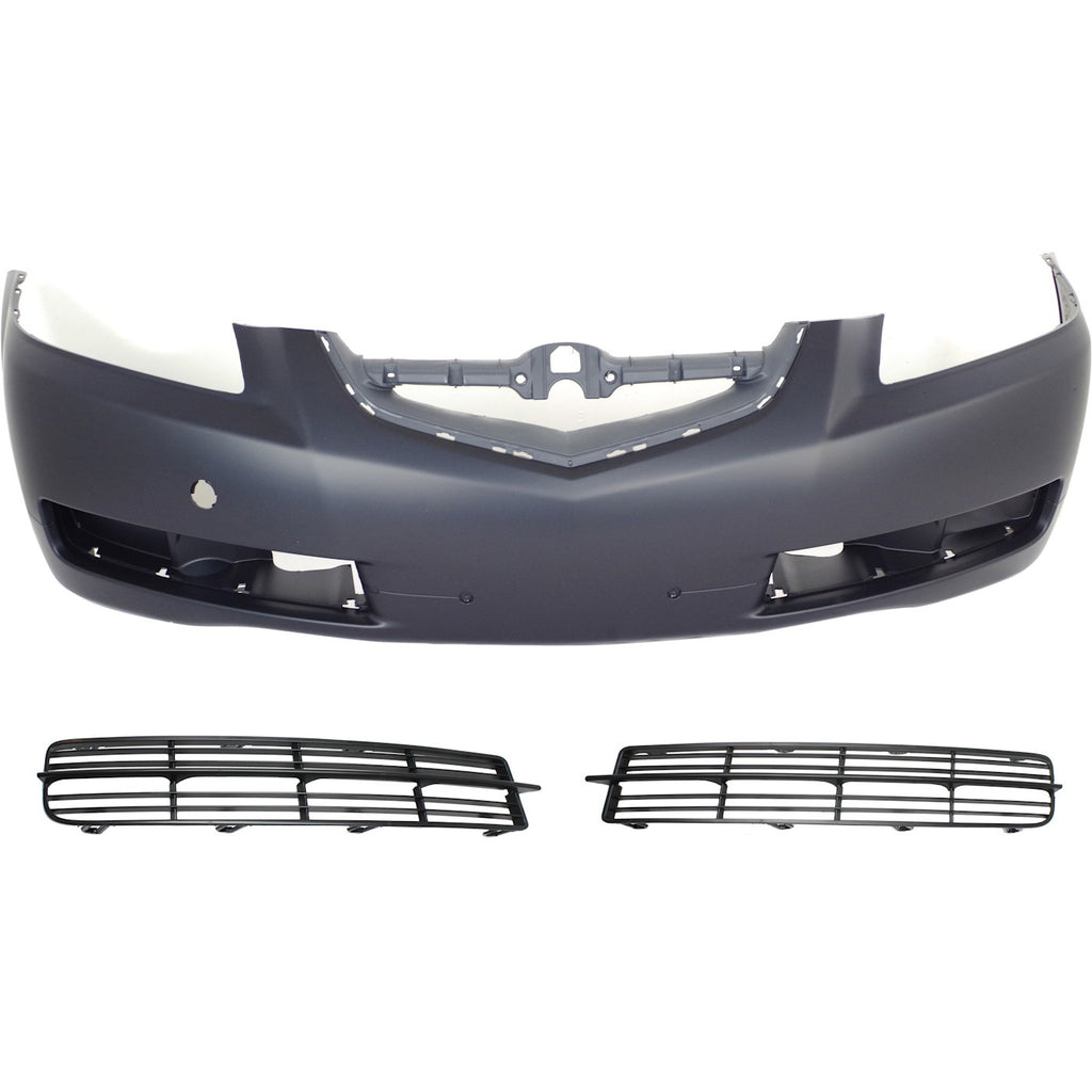 2004-2006 Acura TL Bumper Cover - Front, 3-Piece (04711SEPA90ZZ)