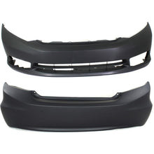 Load image into Gallery viewer, 2012 Honda Civic Bumper Covers - Front &amp; Rear, Primed, Sedan (04711TR3A80ZZ)
