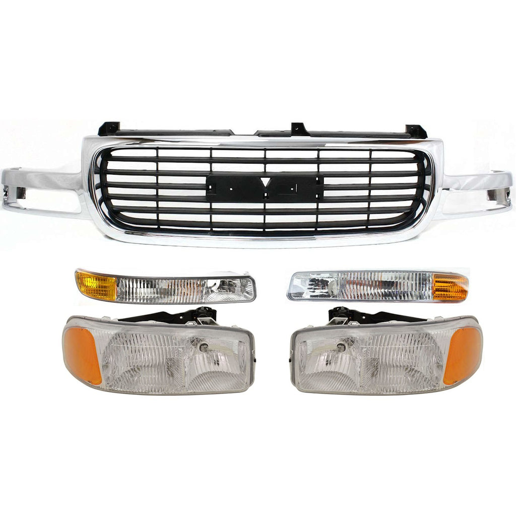 2000-2006 GMC Yukon, Yukon XL 1500 & Yukon XL 2500 Grille - Assembly (19130787)