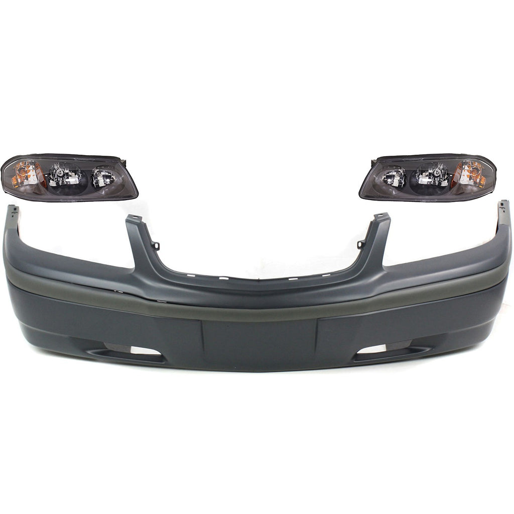 2000-2004 Chevrolet Impala Bumper Cover - Front, 3-Piece (10349961)