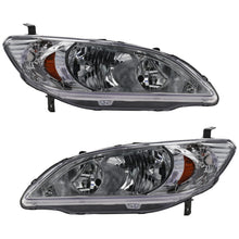 Load image into Gallery viewer, 2004-2005 Honda Civic Headlight Set - Driver &amp; Passenger Side, Halogen