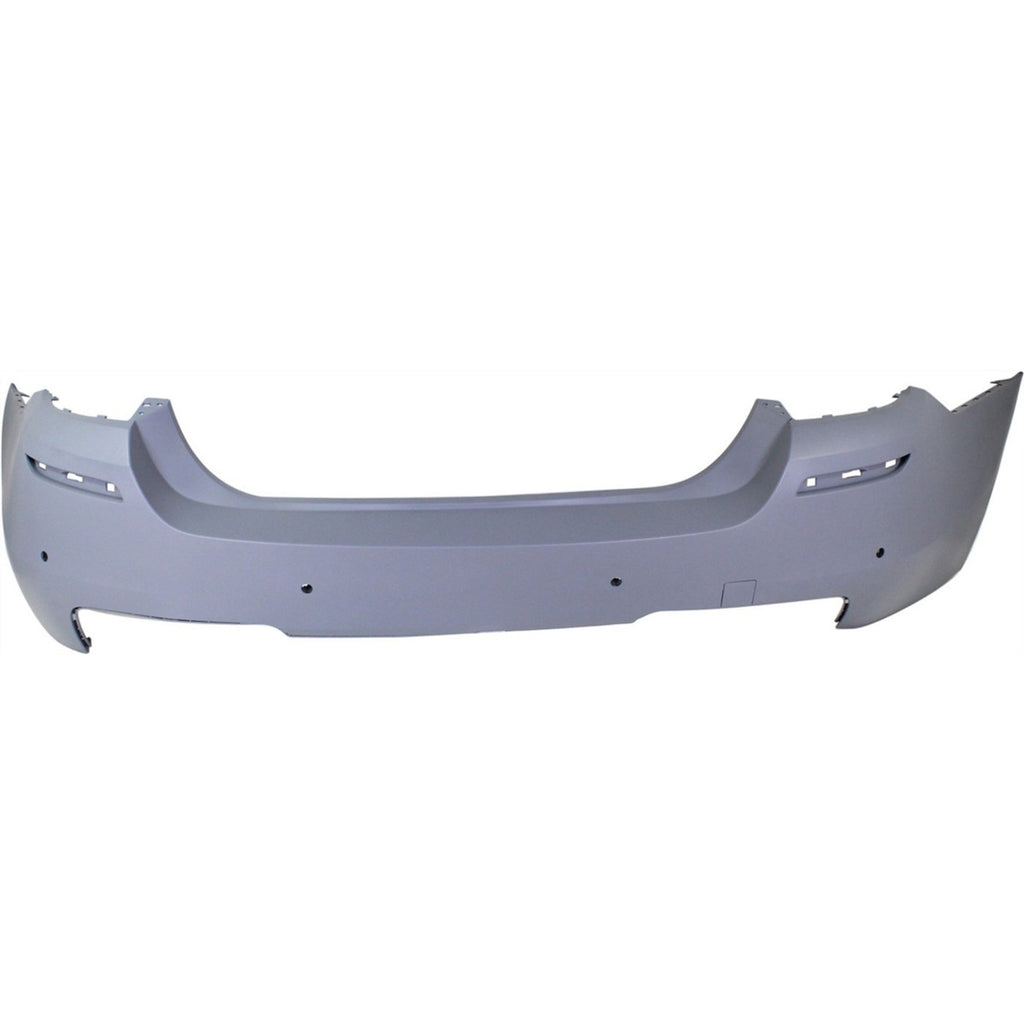 2011-2016 BMW 5 Series Bumper Cover - Rear, Primed, Sedan (51128048594)
