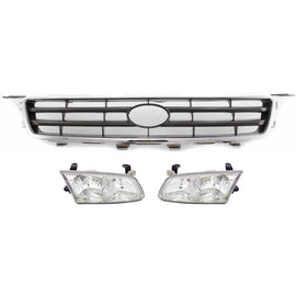 2000-2001 Toyota Camry Headlights - Halogen, Driver & Passenger Side (81110AA020)