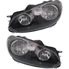 Load image into Gallery viewer, 2010-2014 Volkswagen Jetta Headlights - Halogen, Left &amp; Right, w/ Bulbs (5K0941006D)