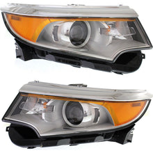 Load image into Gallery viewer, 2011-2014 Ford Edge Headlights - Halogen, Driver &amp; Passenger Side, w/ Bulbs (BT4Z13008A)