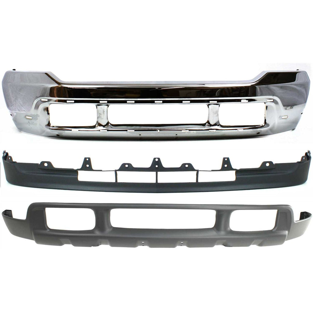 2001-2004 Ford Bumper - Front, Chrome (3C3Z17757BA)