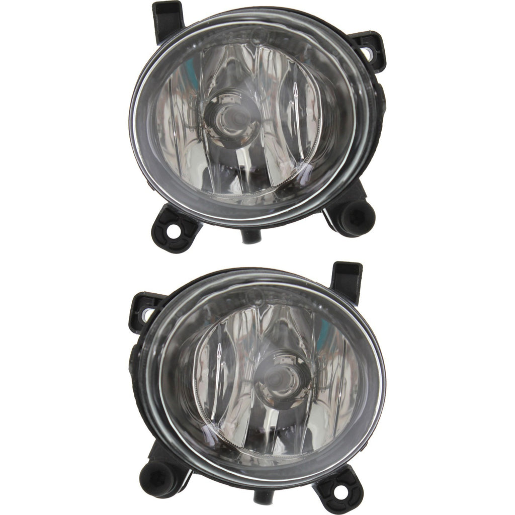 2008-2017 Audi Fog Lights - Left & Right, w/ Bulbs, Clear Lens