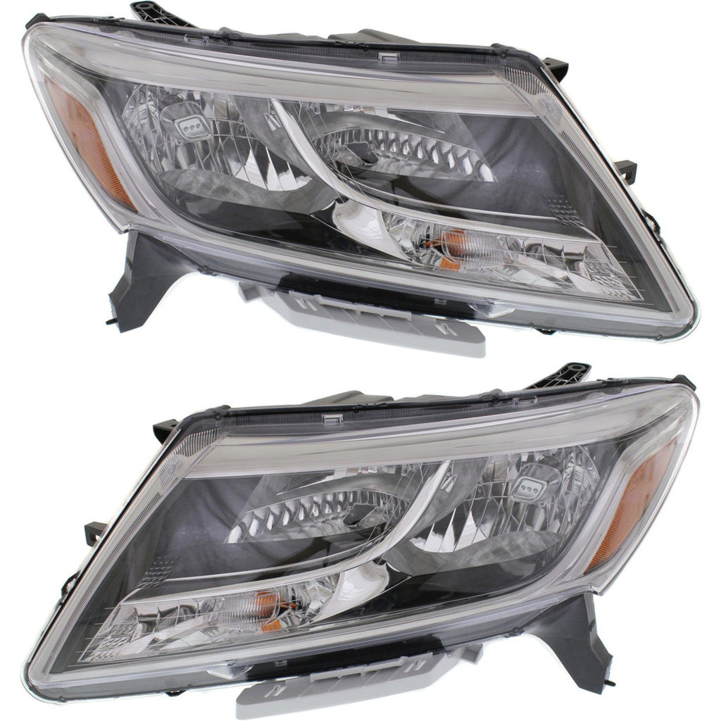 2013-2016 Nissan Pathfinder Headlights - Left & Right, w/ Bulbs (260103KA0B)