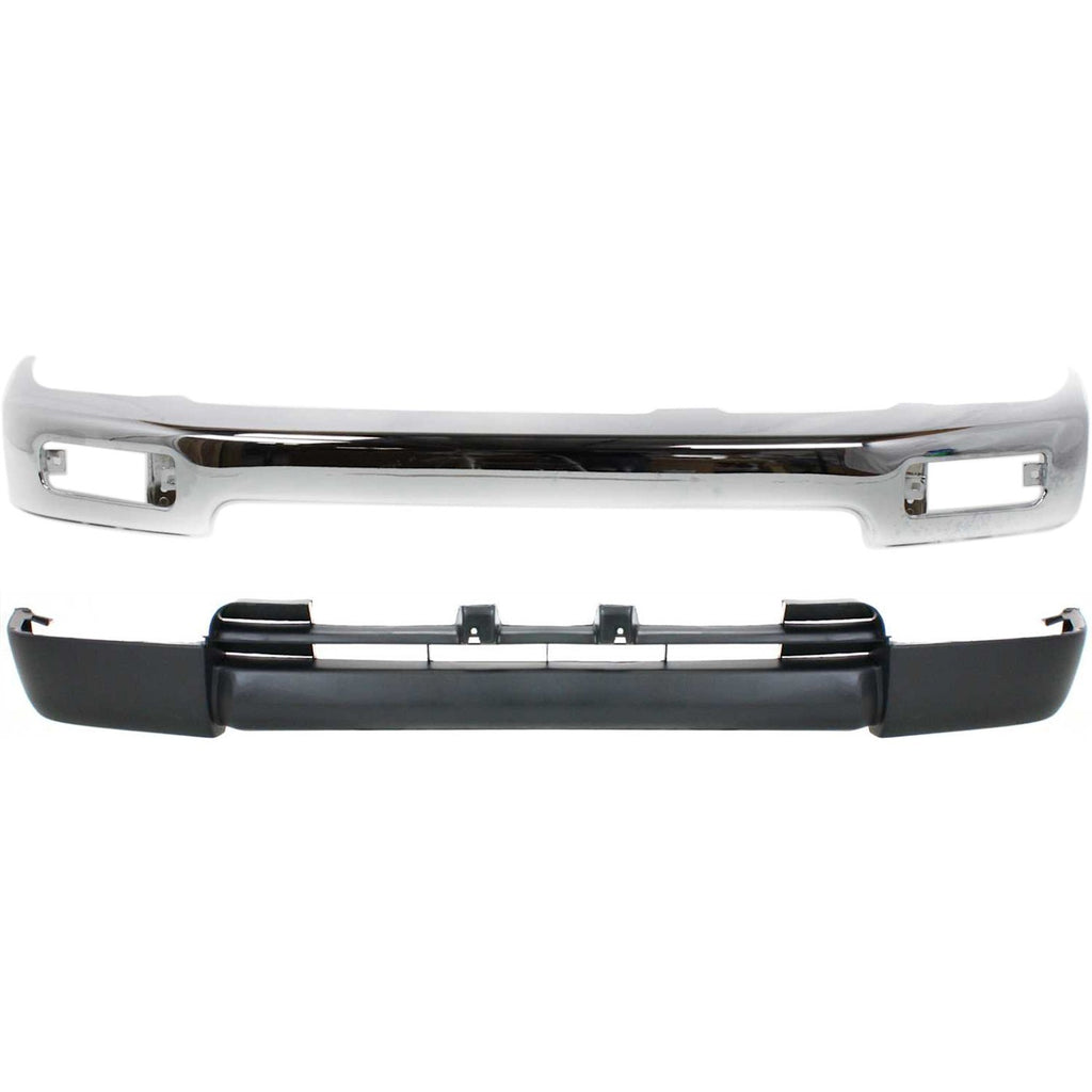 1996-1998 Toyota 4Runner Bumper - Front, Chrome (5210135320)