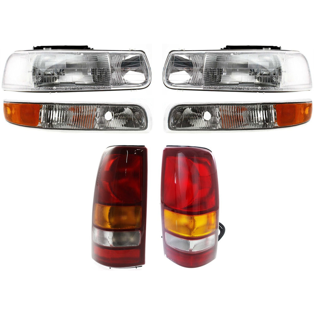 1999-2002 Chevrolet Tail Lights - Left & Right (19169018PFM)