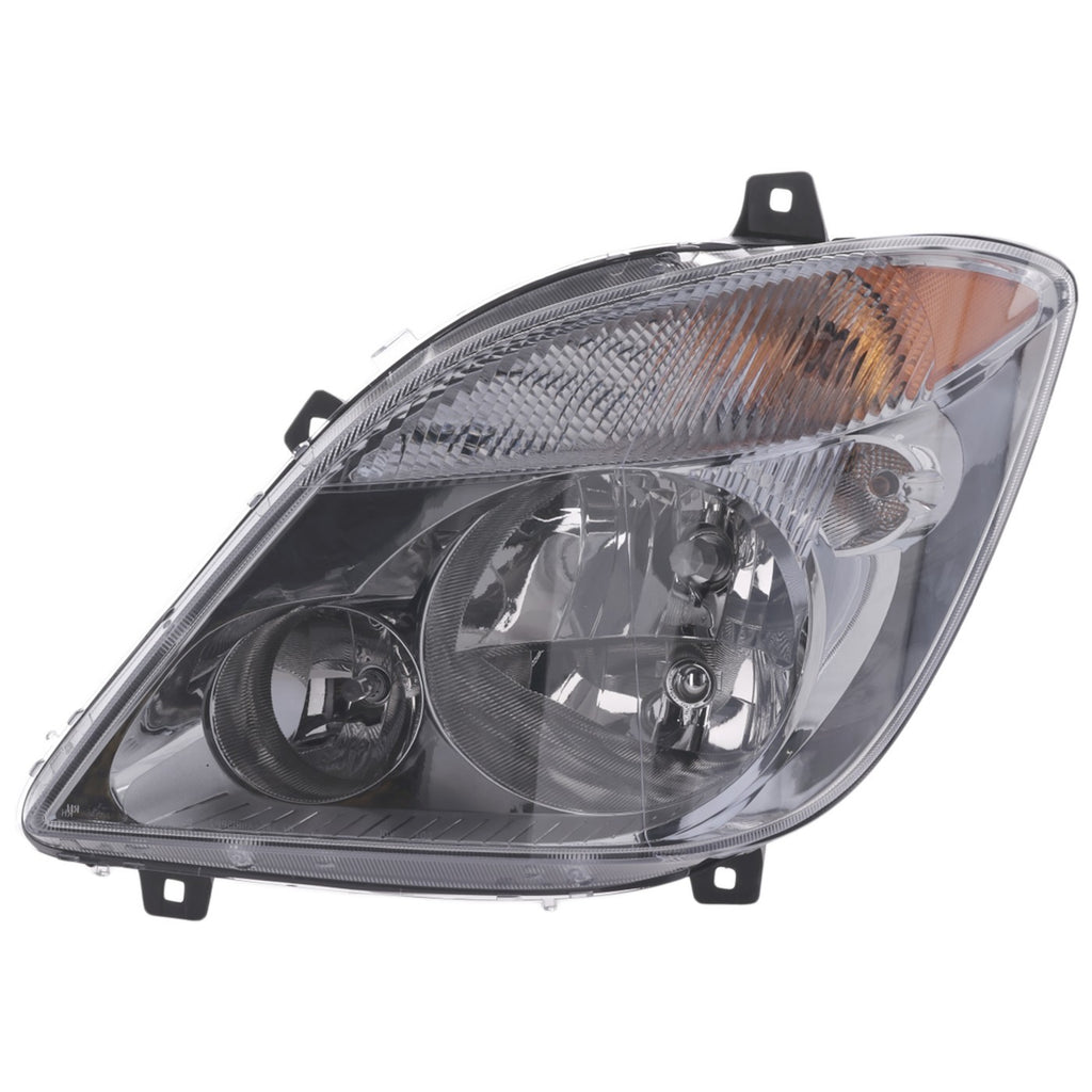2007-2013 Dodge, Freightliner & Mercedes-Benz Headlight - Driver Side, w/ Bulbs (68012121AA)