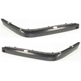 1995-2001 BMW 7-Series Front Outer Bumper Trim Set - LH & RH with Sensor Hole