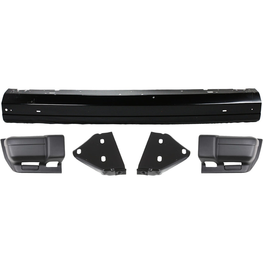 1997-2001 Jeep Cherokee Bumper - Front, Black (5019155AA)