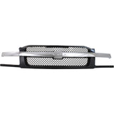 Grille 2002-06 For Chevy Avalanche 1500/2500 Black-Chr Cntr Bar w/Body cladding