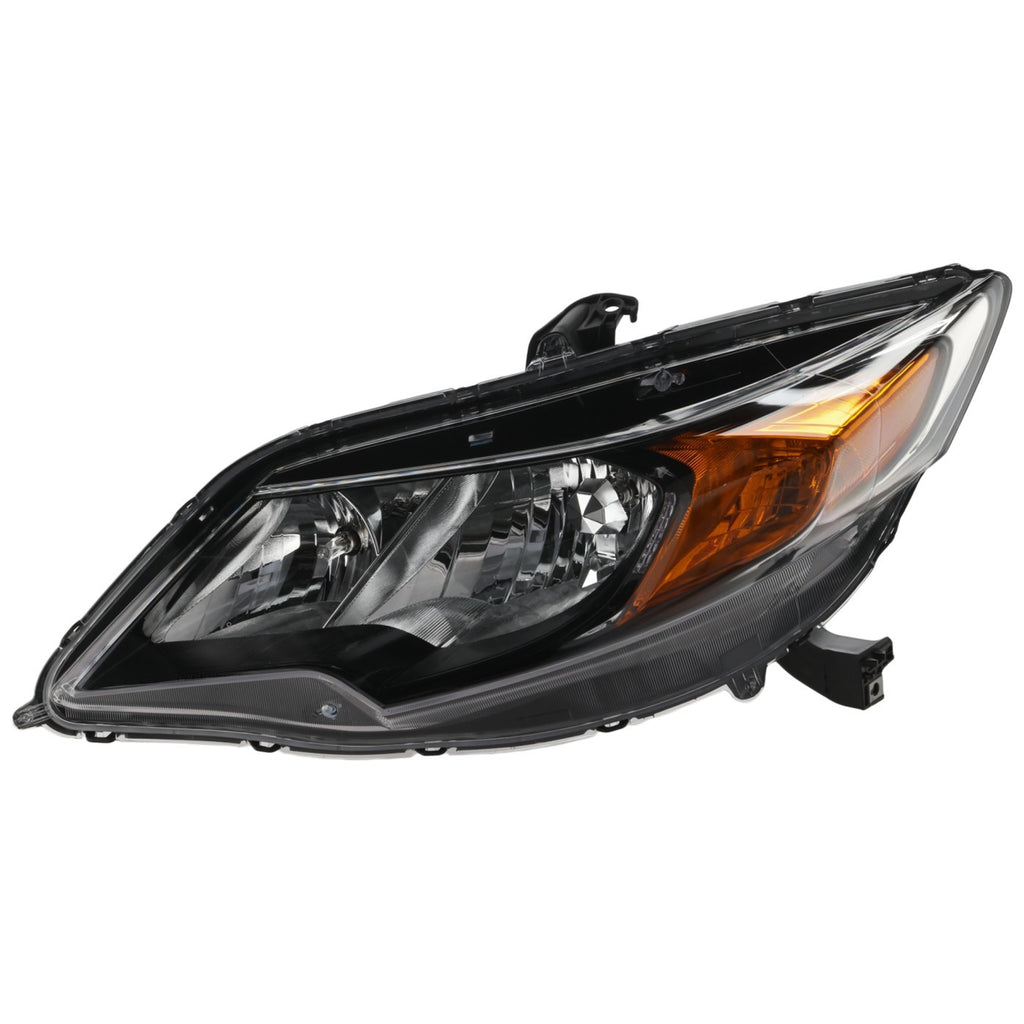 2014-2015 Honda Civic Headlight - Halogen, Driver Side, w/ Bulbs (33150TS8A51)