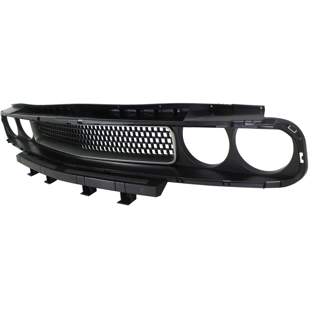 2008-2014 Dodge Challenger Grille - Textured Black (68043388AB)