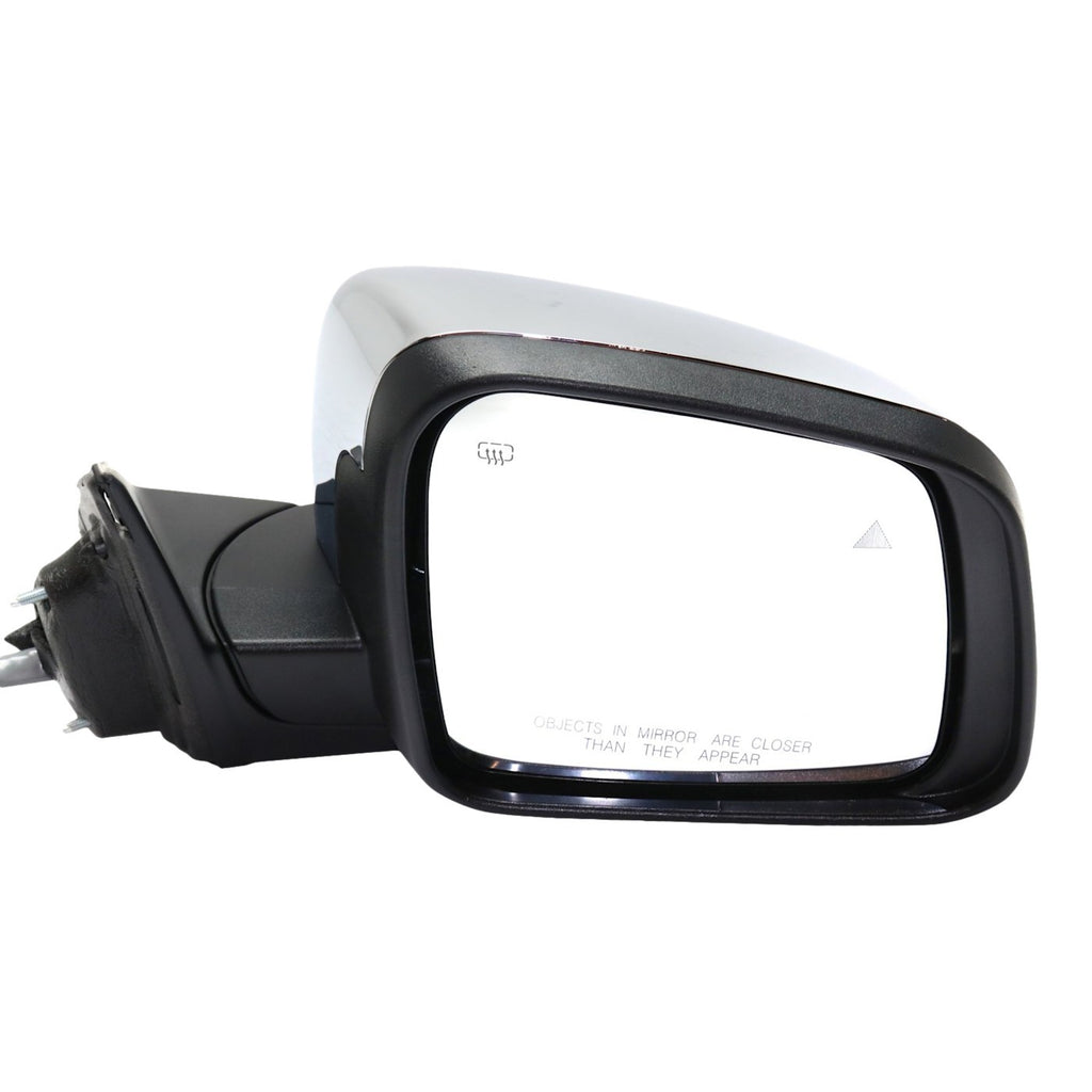 Kool Vue 2014-2021 Jeep Grand Cherokee Mirror - Right, Chrome, Heated (68236932ABPFM)