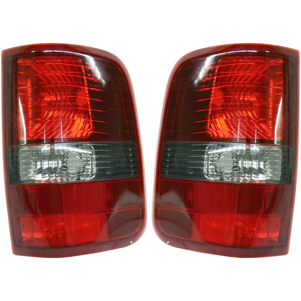 2006-2008 Ford F-150 Tail Lights - Driver & Passenger Side (6L3Z13404AA)