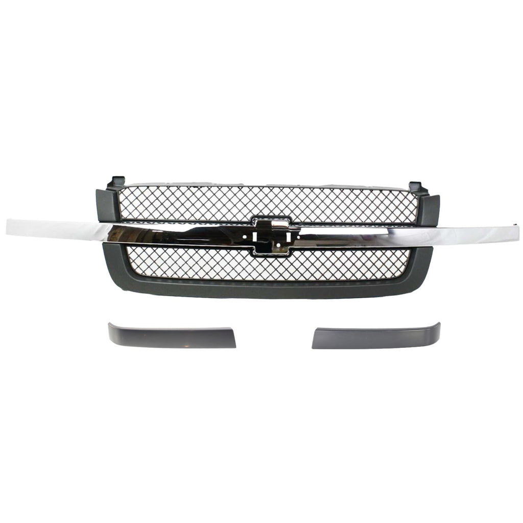 2003-2007 Chevrolet Grille - 3-Piece, Assembly (88968933)