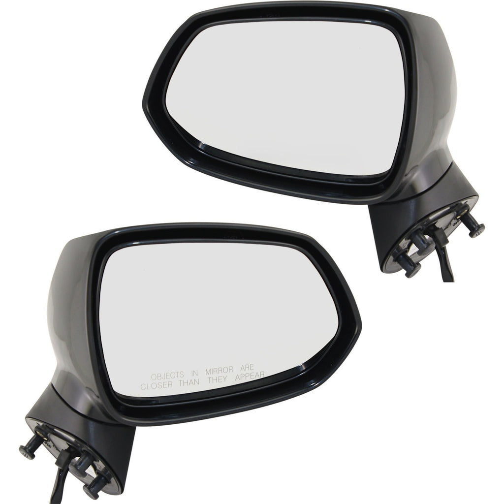 Kool Vue 2007-2008 Honda Fit Mirrors - Left & Right, Manual Folding (76200SLNA01ZC)