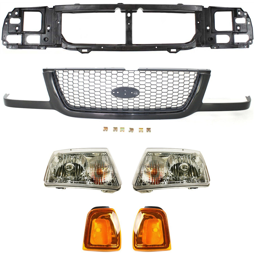 2001-2003 Ford Ranger Grille - Assembly (3L5Z8200BA)