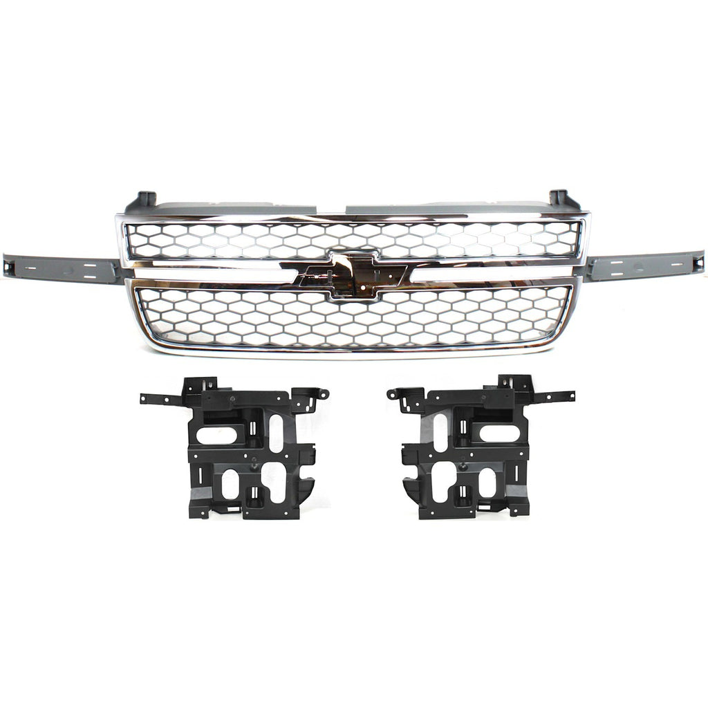 2003-2007 Chevrolet Grille - Chrome (12335956)