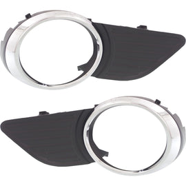 2011-2017 Toyota Sienna Fog Light Trim Set - Driver & Passenger Side, Chrome