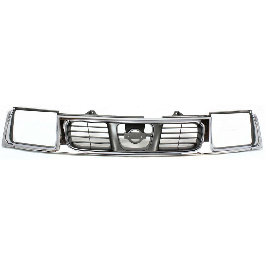 1998-2000 Nissan Frontier Grille - Chrome, Assembly (623103S510)