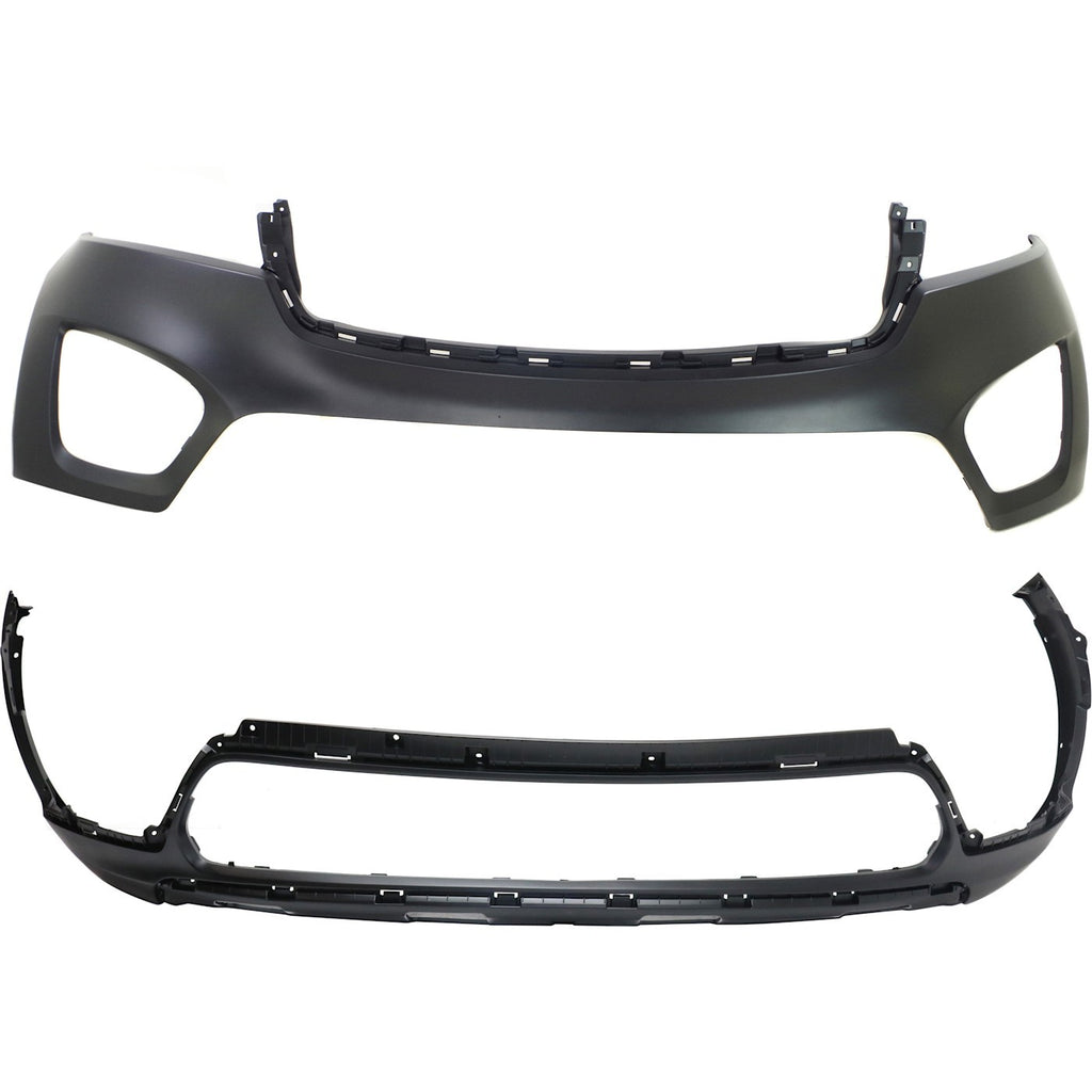 2016-2018 Kia Sorento Bumper Cover - Front, Upper & Lower (86511C6000)