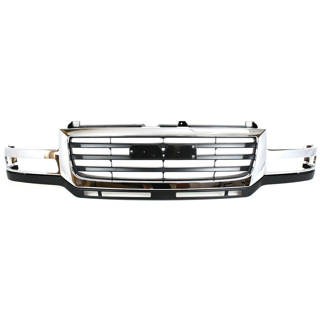2003-2007 GMC Grille - Chrome, Assembly (19130795)